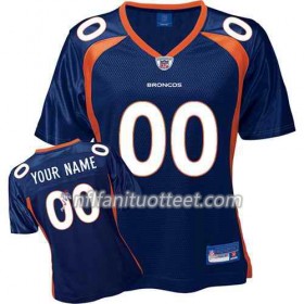 Nainen Denver Broncos NFL Pelipaita Custom Sininen 